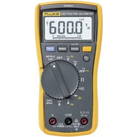 BEHA Fluke 117 Hand-Multimeter kalibriert (ISO) Digital Cat III 600 V Anzeige (Counts): 6000 (2583647-ISO) Marke