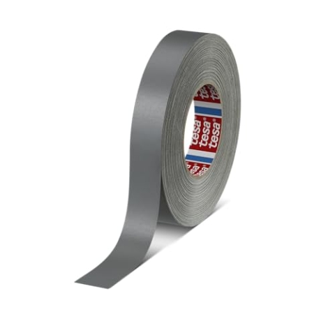 Tesa 04651-00535-00 4651, Gewebeband Premium 50mx25mm in grau, 50 m x 25 mm