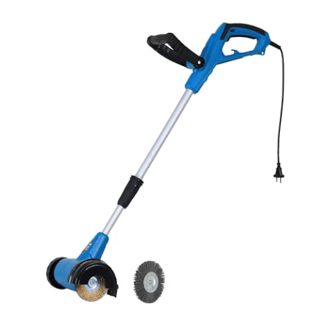 CFH E-Fugenbürste EFB 675 - Fugenbürste elektrisch 230 V 400 W 1.800 U/min, Unkraut Entferner Gerät zur Reinigung zwischen Terrassenplatten, Werkzeugloser Bürstenwechsel, TÜV Rheinland GS zertifiziert