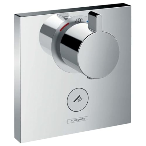 hansgrohe ShowerSelect Unterputz Highflow-Thermostat, für 1 Funktion + zusätzlicher Abgang, Chrom