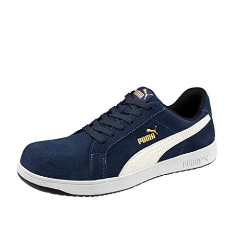 PUMA Safety Iconic Suede Navy Low Sicherheitsschuh blau Gr. 41