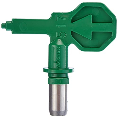 WAGNER Control Pro HEA Düse 517 für Control Pro Airless Farbsprühsysteme für Latexfarben, Dispersionen, Rostschutzfarben, < 55% weniger Sprühnebel, grün