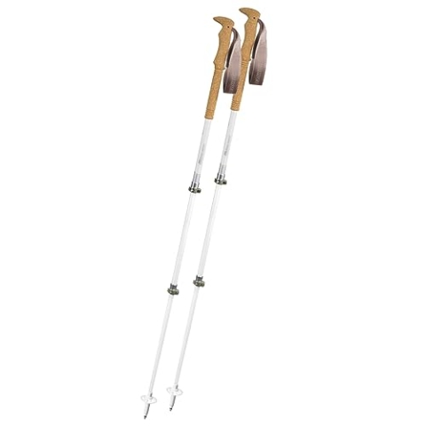 Komperdell Borea Carbon Pro Women Länge: verstellbar von 90-120 cm Farbe: weiß-Silber