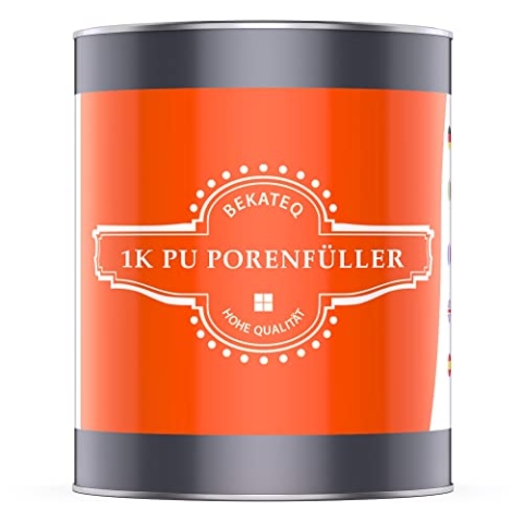 BEKATEQ 1K PU Porenfüller für Steinteppich außen, UV-fest, 4kg farblos glänzend - kein Vergilben, elastisch, abdichtend, einfache Verarbeitung BK-669PU