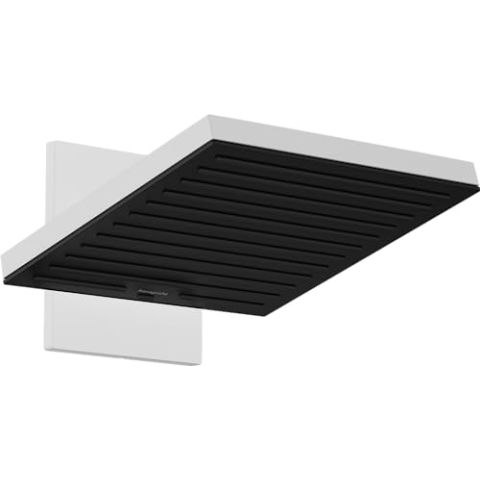 hansgrohe Kopfbrause Pulsify E, Brausekopf 260mm, Duschkopf mit Wandanschluss, Regendusche mit 2 Strahlarten, Mattweiß