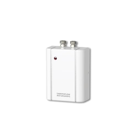Thermoflow Elex 5,5 kW Durchlauferhitzer 230 V | druckloser Klein-Durchlauferhitzer | Warmwasser bis 40 °C | G 3/8“ Anschluss | 3 L/min | Durchlauferhitzer für Waschbecken oder Küchenspülen