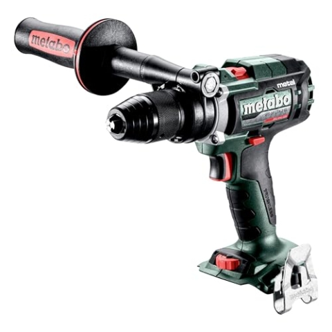 metabo Akku-Bohrschrauber BS 18 LTX-3 BL I Metal - 18 V, 3-Gang - Brushless, LED-Arbeitslicht, Präzisions-Stopp, Impulsmodus, Aluminiumgehäuse - Metall und Holz - Inkl. praktischer metaBOX