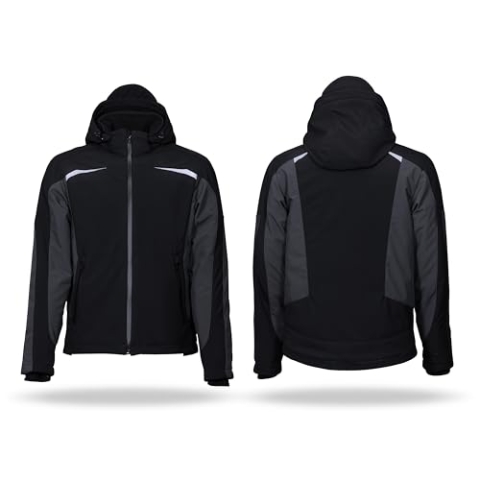 KÜBLER Workwear WINTER SOFTSHELL Jacke | Winter Softshelljacke für Herren | Softshelljacke Herren | Arbeitsjacke Herren | Outdoorjacke Herren Wasserdicht Atmungsaktiv | Reflex-Details | OEKO-TEX®