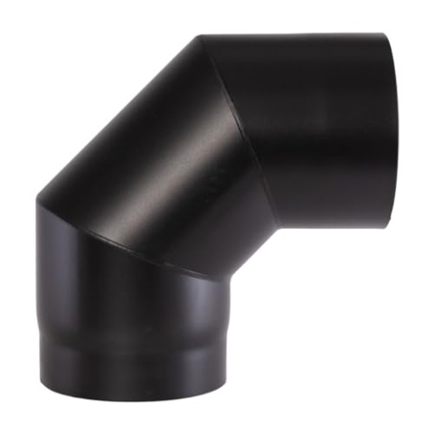 Fumio Ofenrohr Kaminrohr Rohrbogen Wandrosette Wandmuffe 2mm Ø180mm (Rohrbogen 90°)