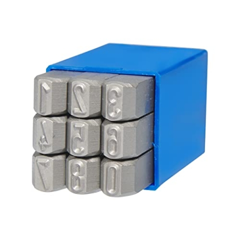 GRAVUREM-S Standard Schlagzahlen, Schlagstempel, Prägestempel, Einschlagzahlen - Zahlen 0-9 / 14mm