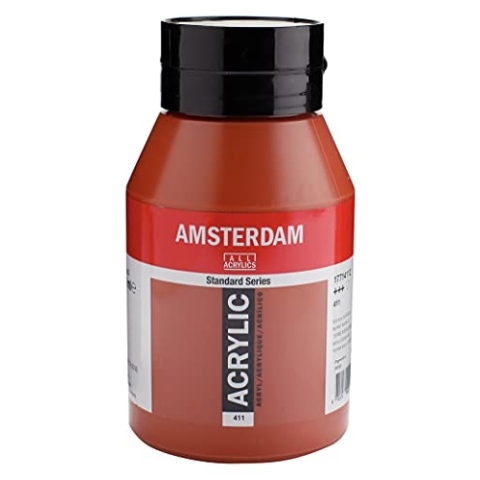 Amsterdam Standard Series Acrylic Jar 1000ml Siena gebrannt 411 (17714112)