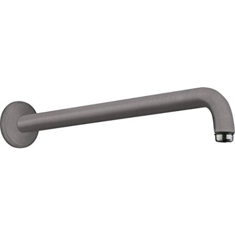 hansgrohe Brausearm 389mm, Brushed Black Chrome