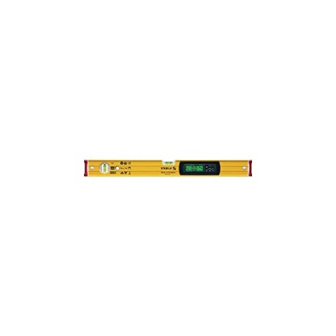 Stabila Elektronische Magnet-Wasserwaage TECH 196 M, 183 cm, 2 Digital-Displays, Messbereich: 0° – 360° (4 x 90°), Anzeige-Modi: °,%, mm/m, in/ft, Schutzklasse IP 65, Seltenerd-Magnetsystem, Gelb