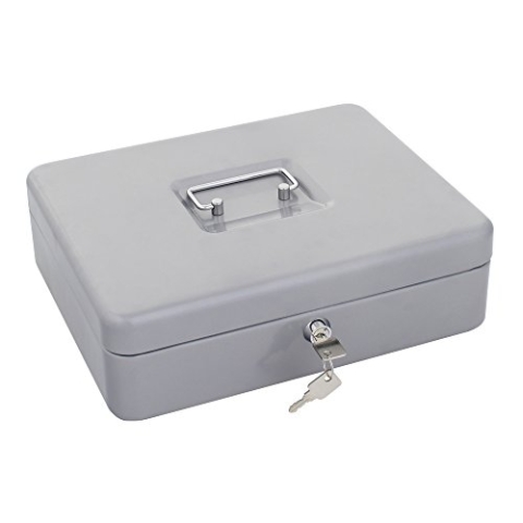 Rottner Geldkassette HomeStar Cash Euro 1-silber-(BxH) 30x9cm