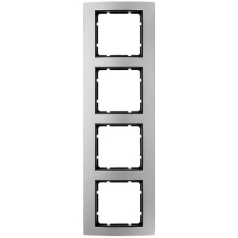 Hager B3 – Rahmen 4 Elemente Aluminium
