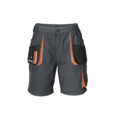 Herren Shorts dunkelgrau/schwarz/orange Größe 60