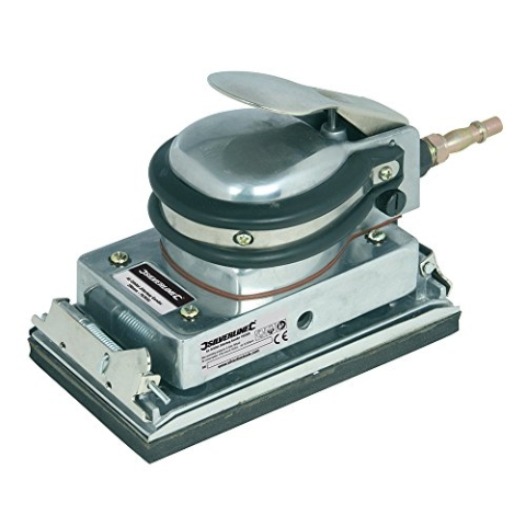 Silverline 763565 Druckluft-Schwingschleifer 90 x 170 x 12 mm