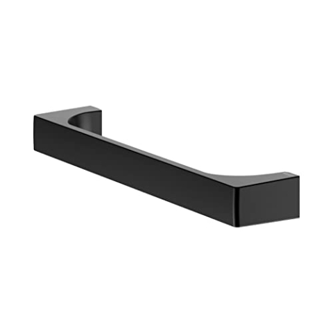 KEUCO Haltegriff, schwarz-matt, 32,2 cm lang, Belastbarkeit 115 kg, für Badewanne und Dusche, Wandmontage, auch als Wannengriff, Edition 11