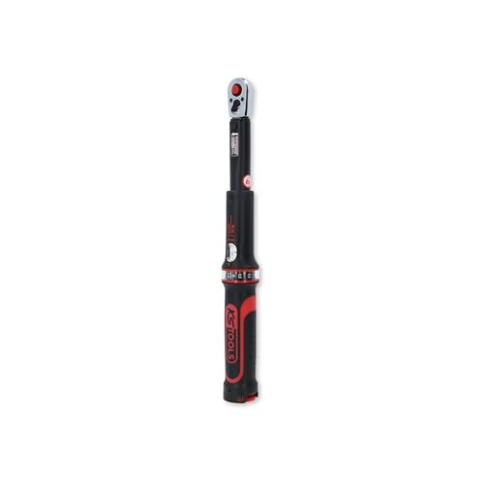 KS Tools Ratschen Drehmomentschlüssel 1/4 Zoll ERGOTORQUEprecision 516.1512 I 5-25 Nm I Mit Doppelskala in Nm und lbf•ft I Präzisions Schraubenschlüssel