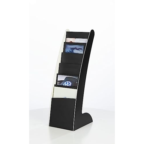 PAPERFLOW Prospektständer Courbo Slim, 6 Fächer