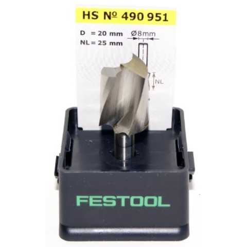 Festool Spiralnutfräser HS Spi S8 D20/25