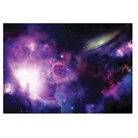 WallArena - Vlies Fototapete Kinderzimmer 368x254 cm Galaxy Weltraum Sterne Universum - Fototapeten Tapeten für Kinder Kindertapete Kinderzimmertapete - Vliestapete Wandtapete Tapete 3D Effekt