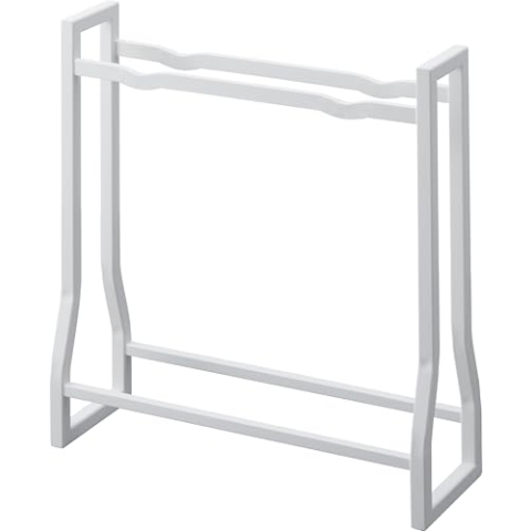 Yamazaki 1963 TOWER Dumbbell Rack, white, Steel/Silicone, 52 x 17 x 54.3 cm