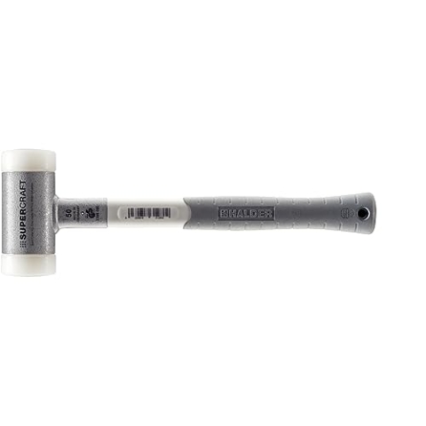 Supercraft Schonhammer, mit ergonomisch geformtem, rutsch- und bruchsicherem 3-Komponentenstiel | D=50 mm | 3399.050