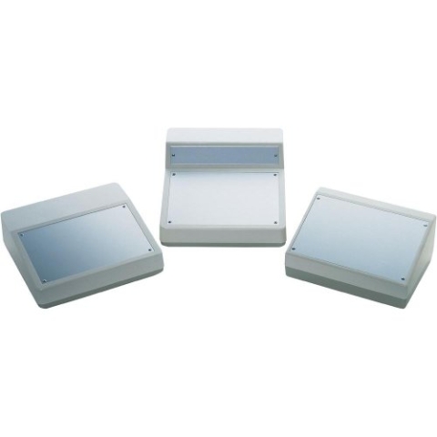 OKW AS054468 ABS-Gehäuse, Aluminium (eloxiert) (B x H x T) 228 x 76 x 216 mm, 1 Stück