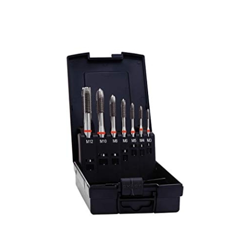 EXACT Maschinengewindebohrer Satz M3-M12, HSS-E, DIN371/376, 35° RSP