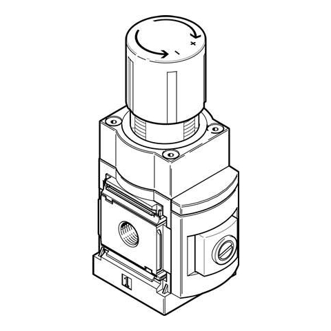 MS6-LRP-3/8-D2-A8 (538012) Präzisions-Druckregelventil Baugröße:6 Baureihe:MS Einbaulage:beliebig