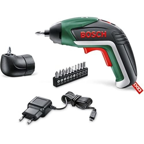 Bosch Akkuschrauber IXO Generation V, 1.3E+3 rpm, 5 Volt, 10 mm, DIY auf engstem Raum, Kunststoff, Lithium-Ionen-Akku, Schraubendreher, Schrauber