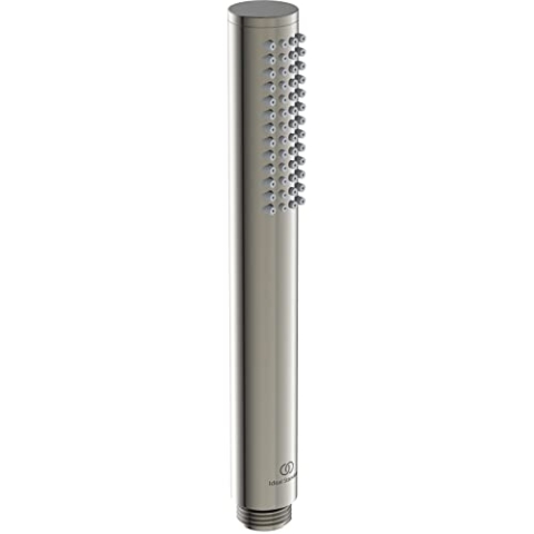 Ideal Standard Stabhandbrause Idealrain Atelier BC774GN – 1-Funktions-Handbrause in Stick Design für unvergleichliche Duschmomente – in Silver Storm