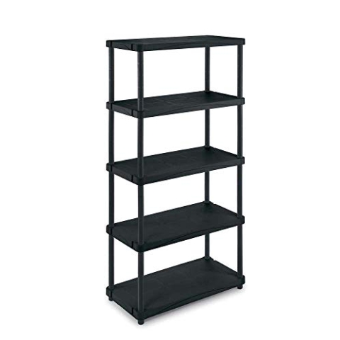 Terry, Regal 4080 C , Modulares Regal mit 5 Einlegeböden, geeignet für den Innen- und Außenbereich - 40x80x173,8 cm