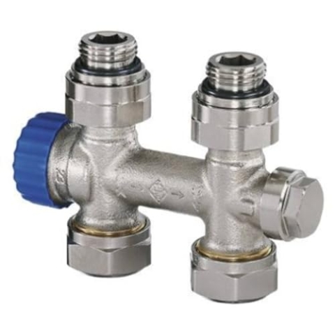Heimeier Multilux 1-Rohr Unterputz 1/2 Zoll gerade ohne Thermostatventil