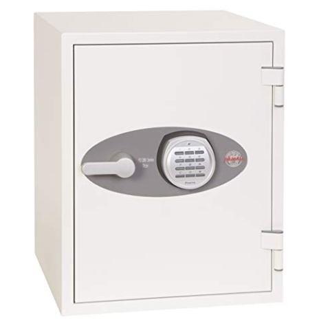 PHOENIX TITAN FS1283E Dokumentenschutz-Tresor, Weiss 400 x 515 x 440 mm, 53 Kg
