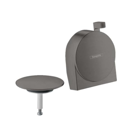 hansgrohe Exafill S Wanneneinlauf Fertigset, Brushed Black Chrome