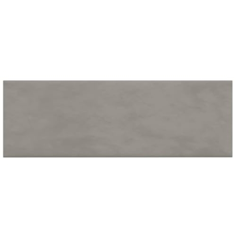 vidaXL 12x Wandpaneel Polsterpaneel Wandpolster Bettkopfteil Wandkissen Wandverkleidung Polsterwand Wandpaneele Hellgrau 90x30cm Samt 3,24m²