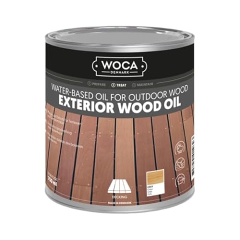 Wovar Woca Exterior Öl Merbau - Öl für Thermoholz wie Ayous, Bambus und mehr! 0.75 Liter