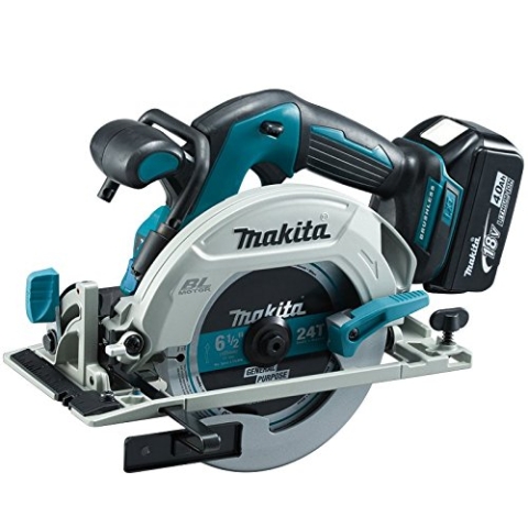 Makita Akku-Handkreissäge, 57 mm, (18 V/4,0 Ah, 2 Akkus und Ladegerät im Makpac), DHS680RMJ