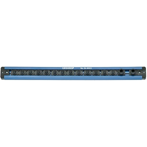 GEDORE Steckleiste 1/4 Zoll magnetisch, 380 mm, 13 Steckplätze, 1 Stück, SL 2013