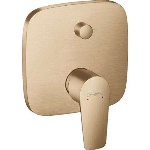 hansgrohe Wannenarmatur Talis E Unterputz, für 2 Funktionen, mit integrierter Sicherungskombination Brushed Bronze