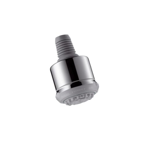hansgrohe Clubmaster Duschkopf, Kopfbrause mit 3 Strahlarten, Chrom