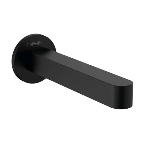 hansgrohe Wanneneinlauf Finoris, Wanneneinlauf Mattschwarz