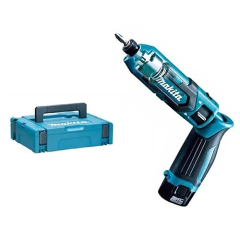 Makita TD022DSJ Schraubendreher mit Schlagschrauber, 7,2 V (2 x 1,5 Ah) im Makpac