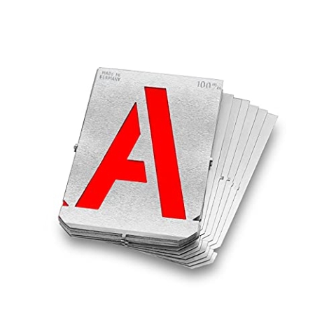 GRAVUREM-Signierschablonen/Schablonen/Stencils A-Z,& / Schrifthöhe 100mm