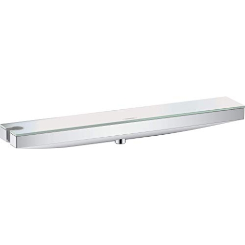 hansgrohe Wandanschluss Rainfinity (500mm, mit Duschkopfhalterung links und Duschablage) chrom
