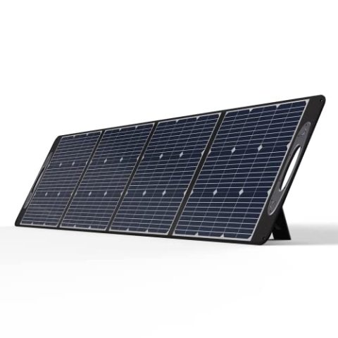 OUKITEL 200W faltbares Solarpanel, Tragbar Monokristalline Solarmodul perfekt für OUKITEL P2001, netzunabhängige Stromversorgung für Outdoor-Abenteuer und Notstrom.