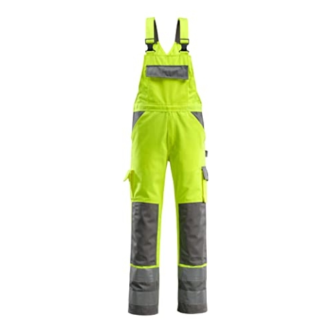 Mascot Latzhose "Barras" Größe L90cm/C54, 1 Stück, gelb/anthrazit, 07169470-17888-90C54