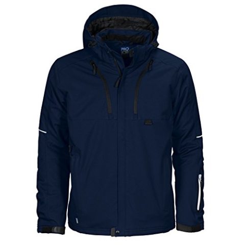 ProJob 643407 – 58 – 7 Softshell Mantel Jacke, Marineblau, XL